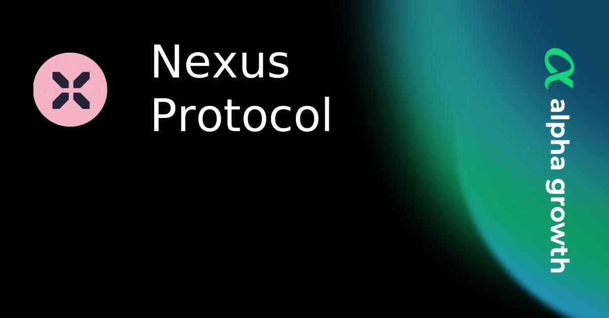 Nexus Protocol & PSI Token Crypto Analytics & User Data | AlphaGrowth