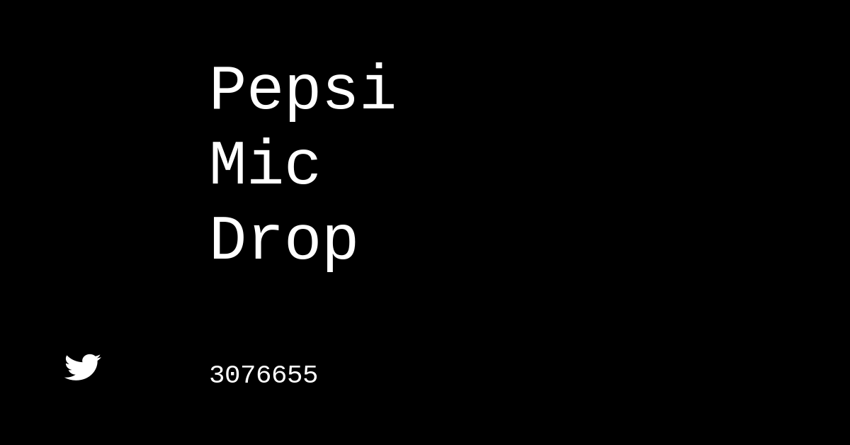 Pepsi Mic Drop Crypto Analytics & User Data AlphaGrowth