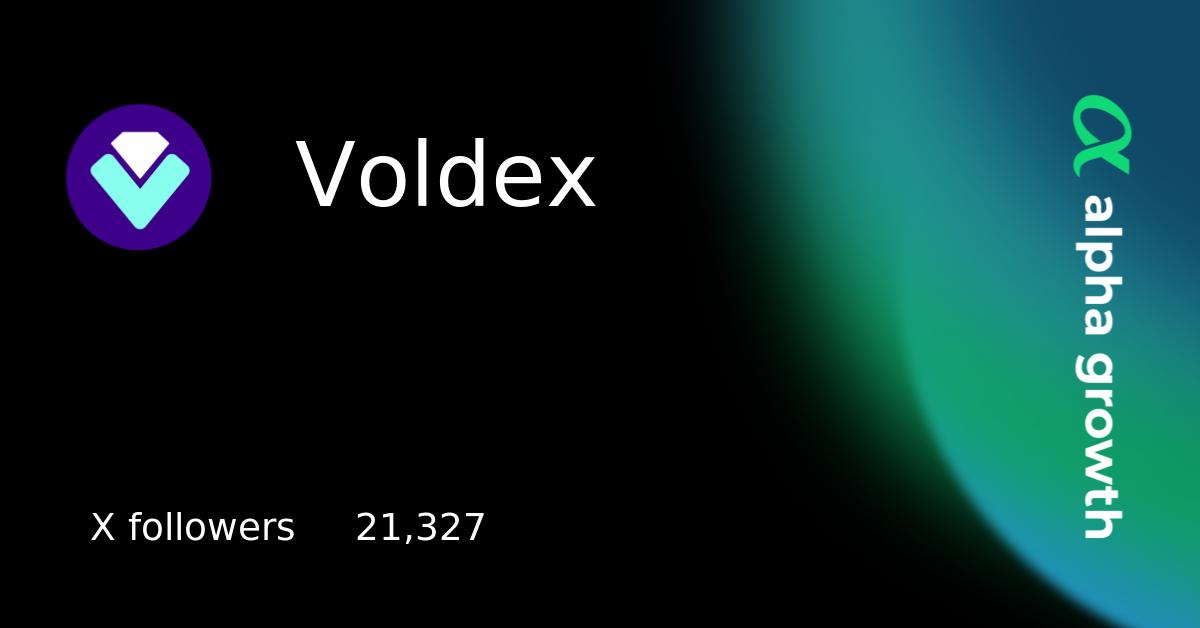 Voldex Crypto Analytics & User Data | AlphaGrowth